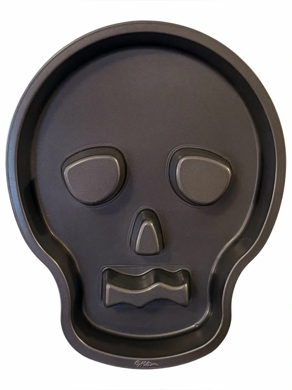 Wilton Skull Cake Pan Halloween Nonstick Cake Mold Baking Pan Gothic Party EUC